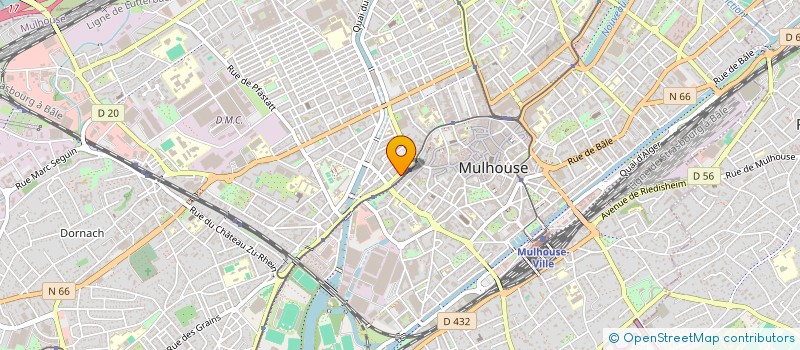 localisation de l'entreprise SCI COQUELICOTS III  MULHOUSE