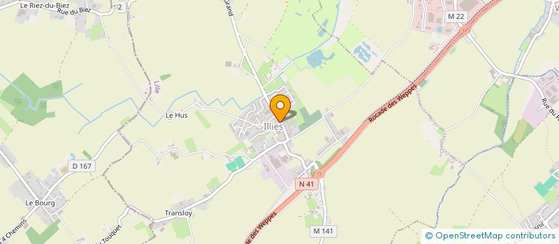 localisation de l'entreprise SCI COQUELLE  ILLIES