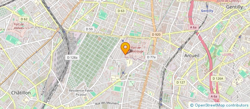 localisation de l'entreprise SCI COQUERELLE  ARCUEIL