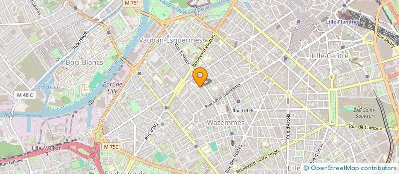 localisation de l'entreprise SCI COQUEREZ à LILLE