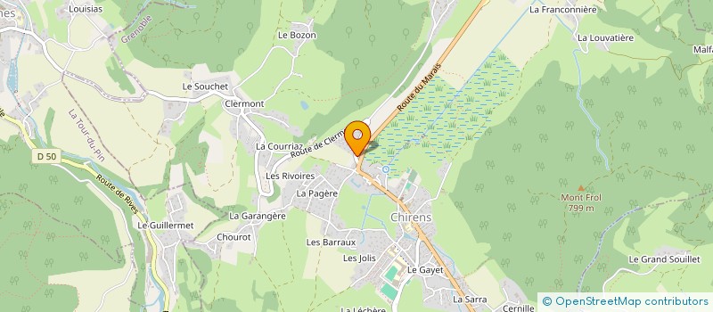 localisation de l'entreprise SCI COQUETTE MAEL  CHIRENS