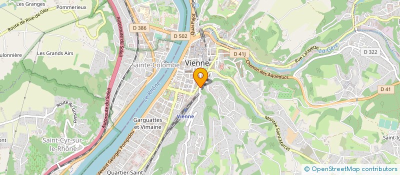 localisation de l'entreprise SCI COQUILLE à VIENNE