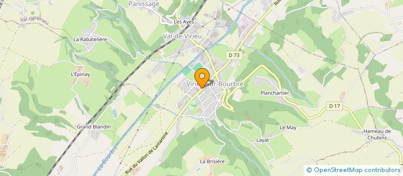 localisation de l'entreprise SCI COQUILLE CAPRON  VAL-DE-VIRIEU