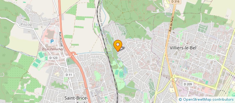 localisation de l'entreprise SCI COR  SARCELLES