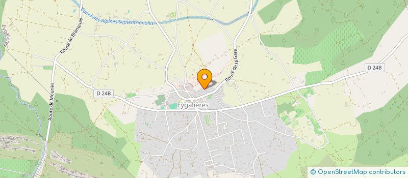 localisation de l'entreprise SCI CORAG  EYGALIERES