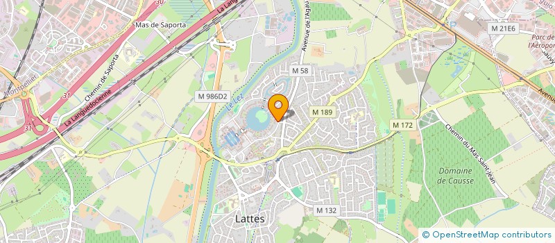 localisation de l'entreprise SCI CORAIL à LATTES