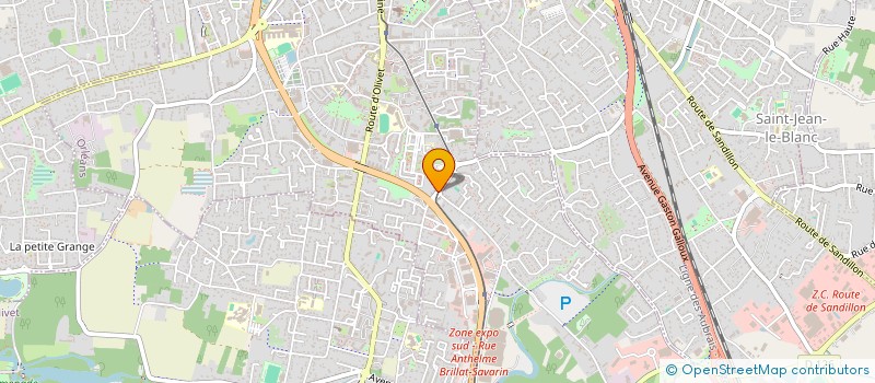 localisation de l'entreprise SCI CORAIL à ORLEANS