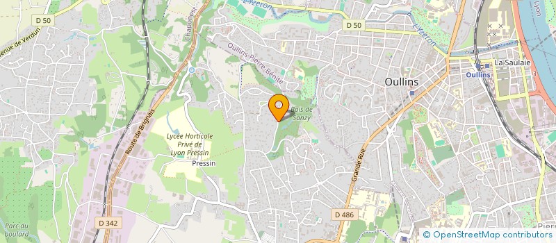 localisation de l'entreprise SCI CORAIL  SAINT-GENIS-LAVAL