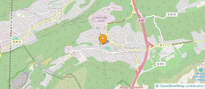 localisation de l'entreprise SCI CORAIL  ROQUEFORT-LA-BEDOULE