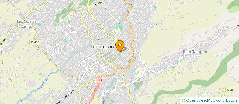 localisation de l'entreprise SCI CORAIL GORGE  LE TAMPON