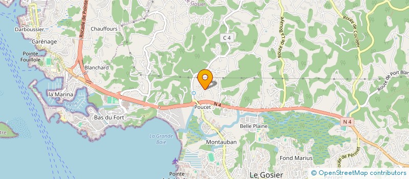localisation de l'entreprise SCI CORAIL NOIR à LE GOSIER