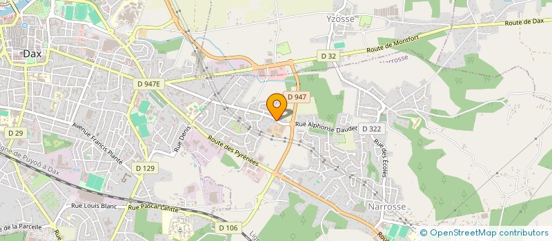 localisation de l'entreprise SCI CORAL  NARROSSE