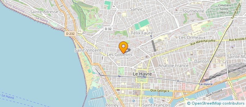 localisation de l'entreprise SCI CORALE à LE HAVRE