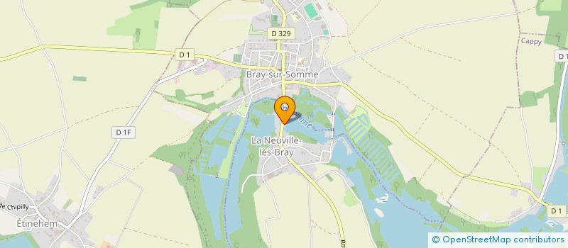 localisation de l'entreprise SCI CORALI  LA NEUVILLE-LES-BRAY