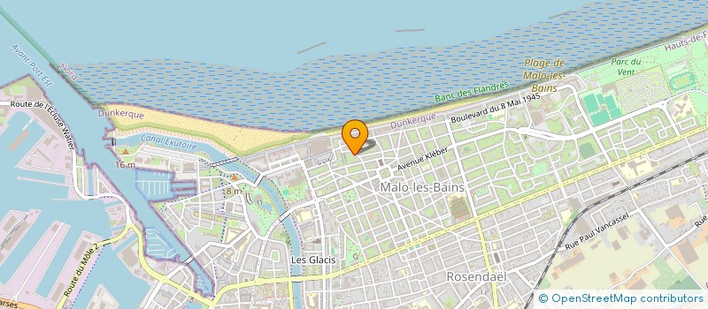 localisation de l'entreprise SCI CORALIE à DUNKERQUE