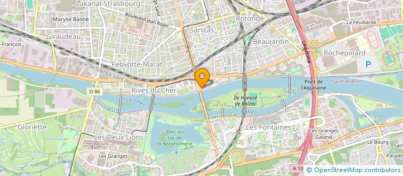 localisation de l'entreprise SCI CORALIE  TOURS