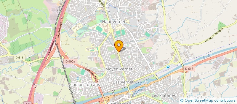 localisation de l'entreprise SCI CORALIE  PERPIGNAN