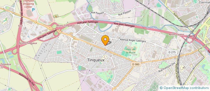 localisation de l'entreprise SCI CORALIE  TINQUEUX