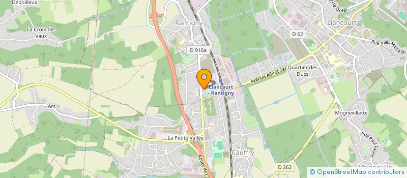 localisation de l'entreprise SCI CORALIE IMMOBILIER  RANTIGNY