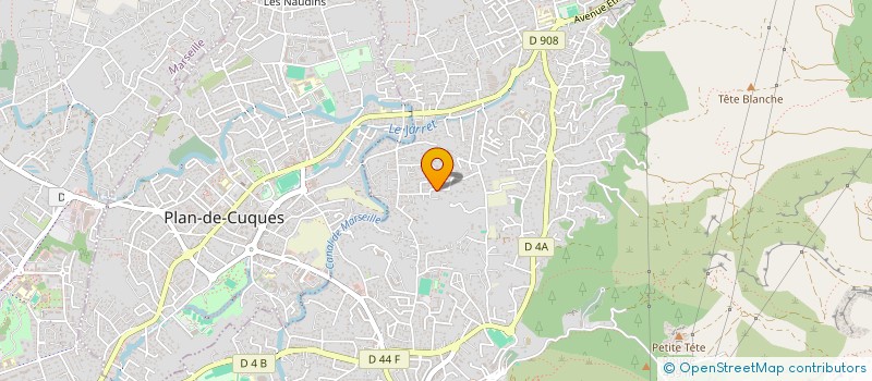 localisation de l'entreprise SCI CORALIE SA  ALLAUCH