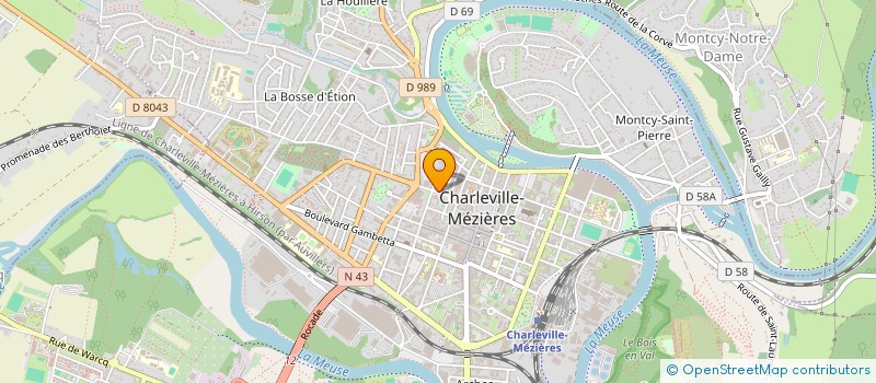 localisation de l'entreprise SCI CORALINE à CHARLEVILLE-MEZIERES