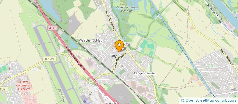 localisation de l'entreprise SCI CORALINE  SAINT-LOUIS