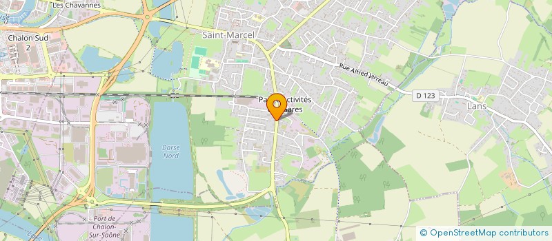 localisation de l'entreprise SCI CORALINE  SAINT-MARCEL