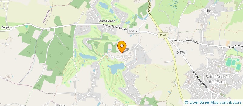 localisation de l'entreprise SCI CORALITA 8  SAINT-ANDRE-DES-EAUX