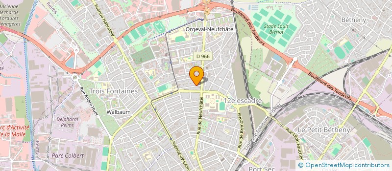 localisation de l'entreprise SCI CORALOU  REIMS