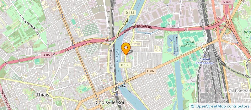 localisation de l'entreprise SCI CORAME à CHOISY-LE-ROI