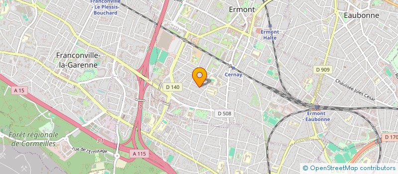 localisation de l'entreprise SCI CORANGE  ERMONT