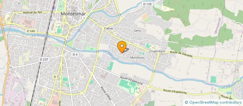 localisation de l'entreprise SCI CORAP à MONTELIMAR