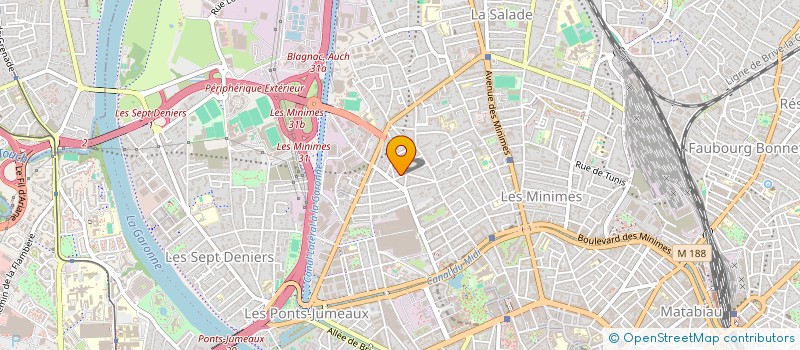localisation de l'entreprise SCI CORARM à TOULOUSE
