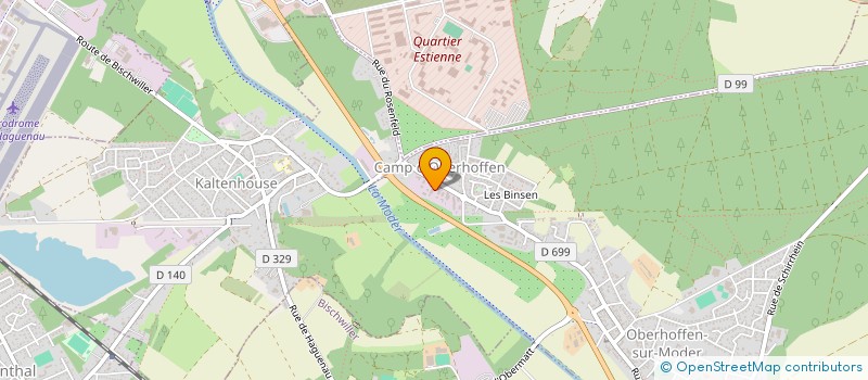 localisation de l'entreprise SCI CORASON ALSACE  OBERHOFFEN-SUR-MODER