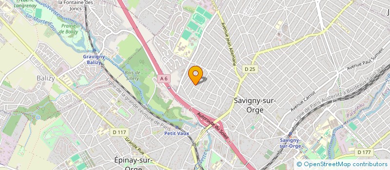 localisation de l'entreprise SCI CORAUME  SAVIGNY-SUR-ORGE