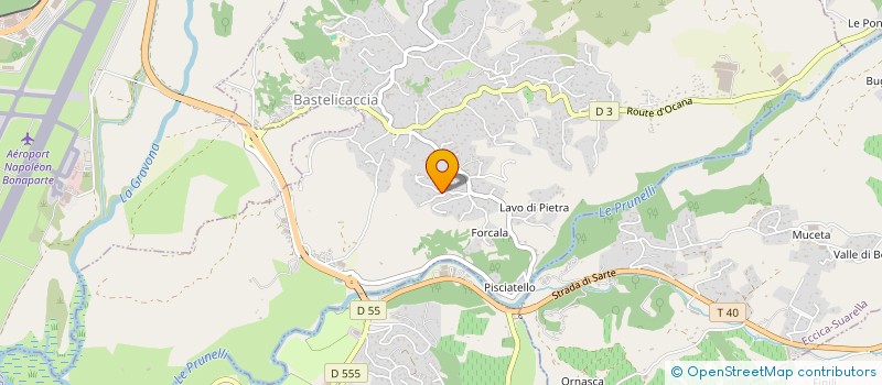 localisation de l'entreprise SCI CORAZE à BASTELICACCIA