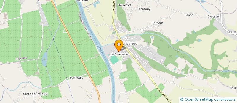 localisation de l'entreprise SCI CORBA INVEST  CORBARIEU