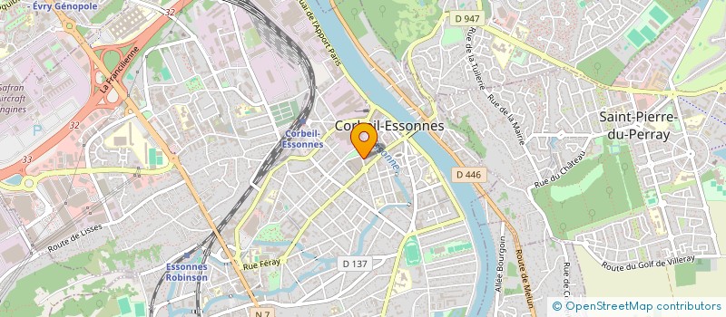 localisation de l'entreprise SCI CORBEIL à CORBEIL-ESSONNES