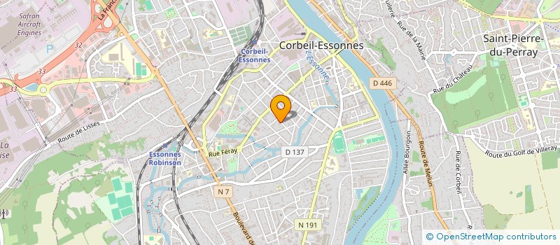 localisation de l'entreprise SCI CORBEIL SUD à CORBEIL-ESSONNES