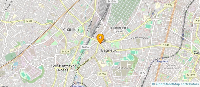 localisation de l'entreprise SCI CORBEVILLE à BAGNEUX