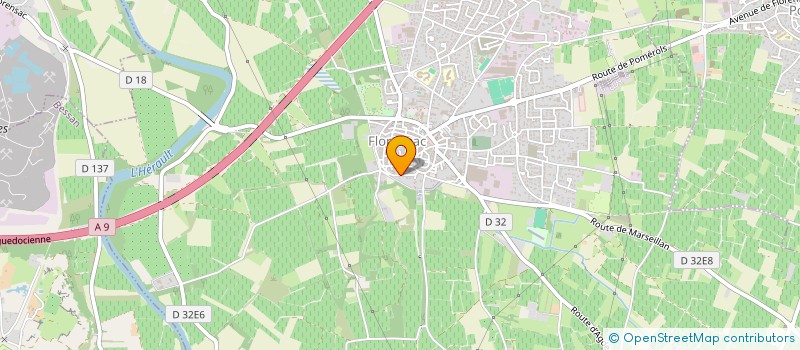 localisation de l'entreprise SCI CORBIAN  FLORENSAC