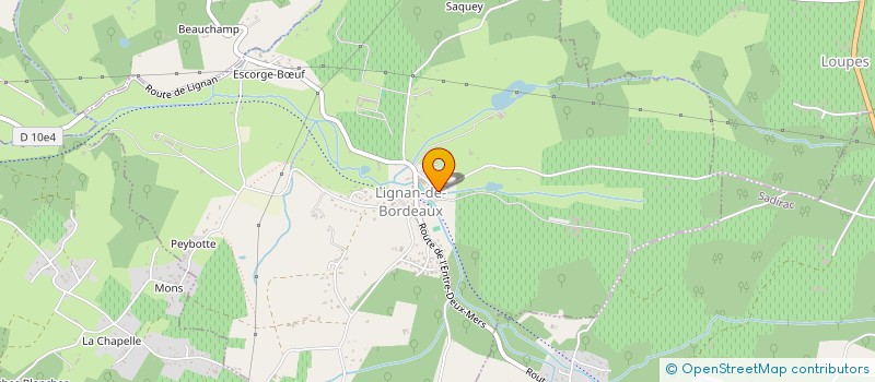 localisation de l'entreprise SCI CORBIAT  LIGNAN-DE-BORDEAUX