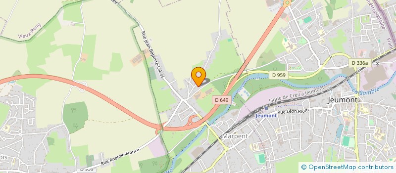 localisation de l'entreprise SCI CORBIER 11  MARPENT