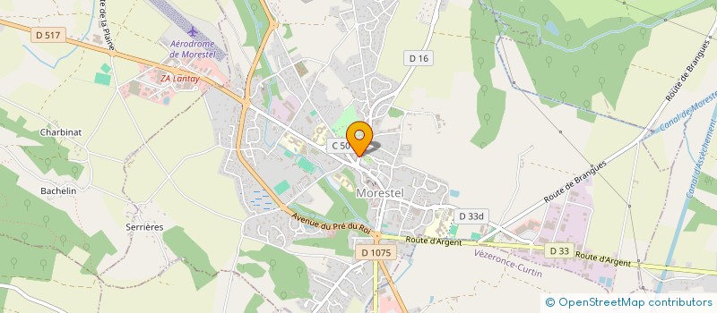 localisation de l'entreprise SCI CORBILLE  MORESTEL