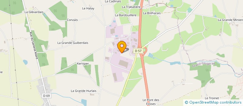 localisation de l'entreprise SCI CORBIN  GRAND-FOUGERAY