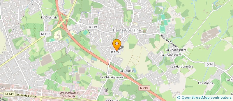 localisation de l'entreprise SCI CORBINEAU  BASSE-GOULAINE