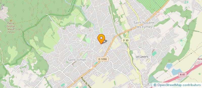localisation de l'entreprise SCI CORBONNE-SERVAGE à SAINT-ISMIER