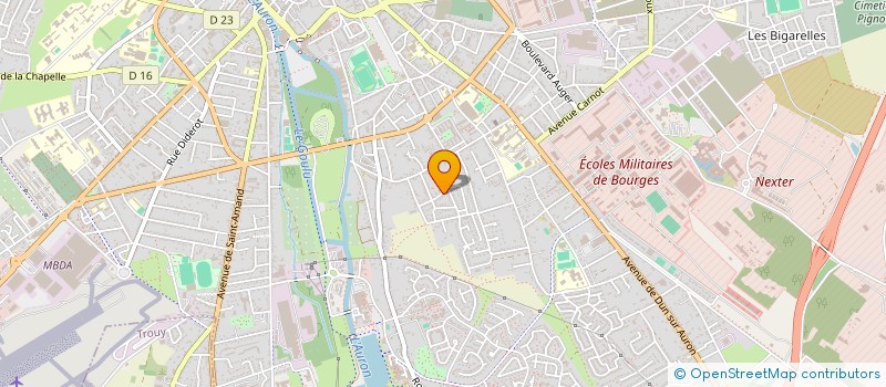 localisation de l'entreprise SCI CORBRIG  BOURGES