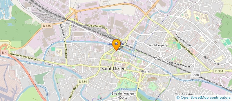 localisation de l'entreprise SCI CORCED à SAINT-DIZIER