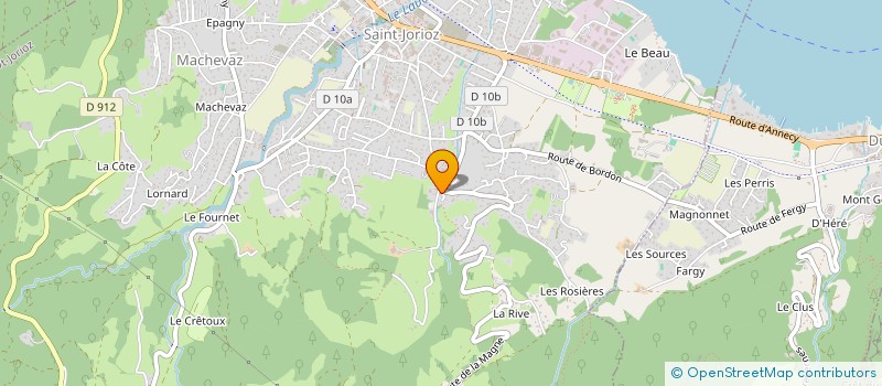 localisation de l'entreprise SCI CORCELLE à SAINT-JORIOZ